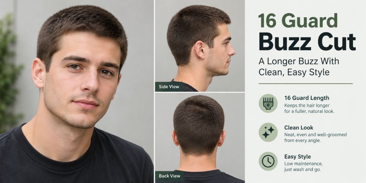 16 Guard Buzz Cut A Longer Buzz With Clean, Easy Style