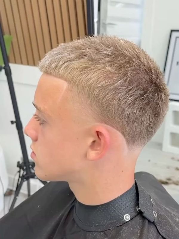 16 Guard Buzz Cut with a Low Taper