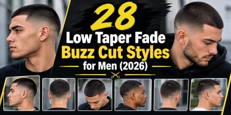 28 Low Taper Fade Buzz Cut Styles for Men (2026)