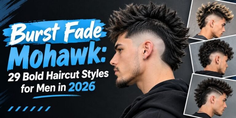 Burst Fade Mohawk 29 Bold Haircut Styles for Men in 2026