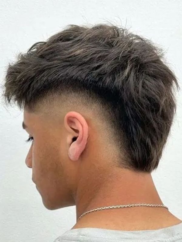 Burst Fade Mohawk for Thin Hair