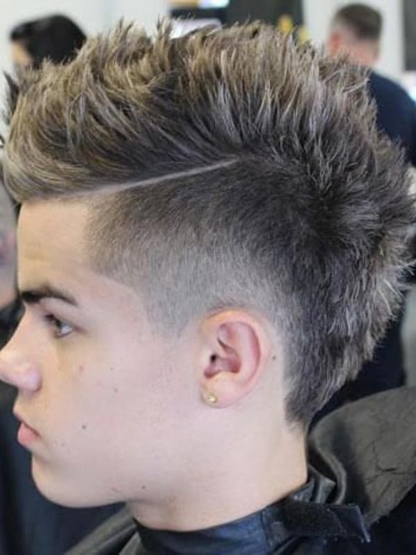 Classic Burst Fade Mohawk