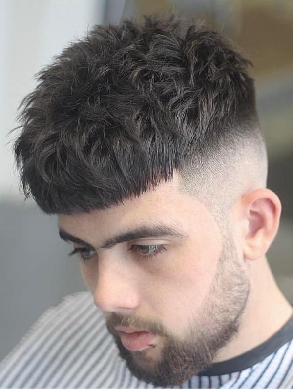 Clean Low Taper Fade Textured Crop Haircut