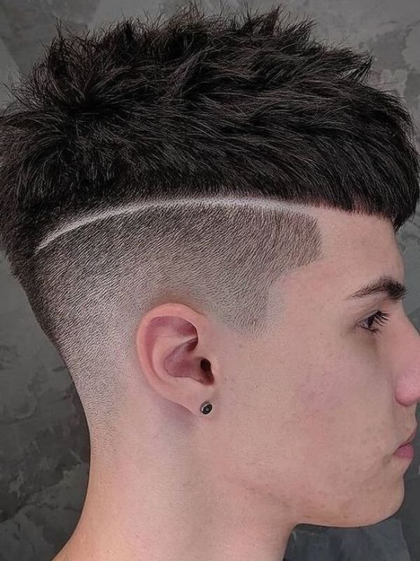 Disconnected Burst Fade Mohawk