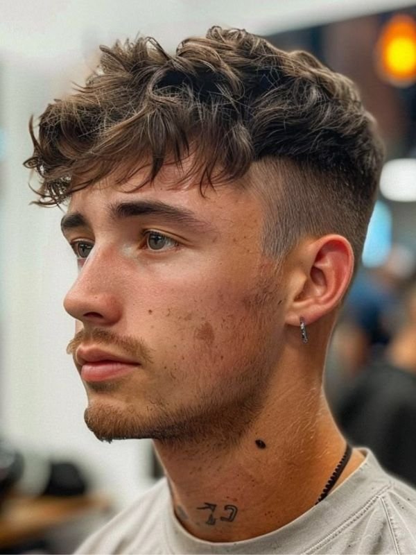 Layered Low Taper Fade Textured Crop