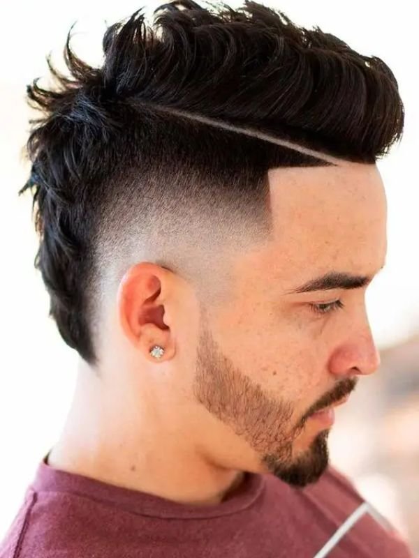 Modern Burst Fade Mohawk