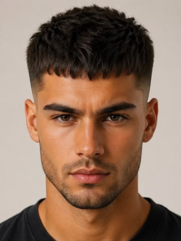Professional Low Taper Fade Textured Crop Haircut