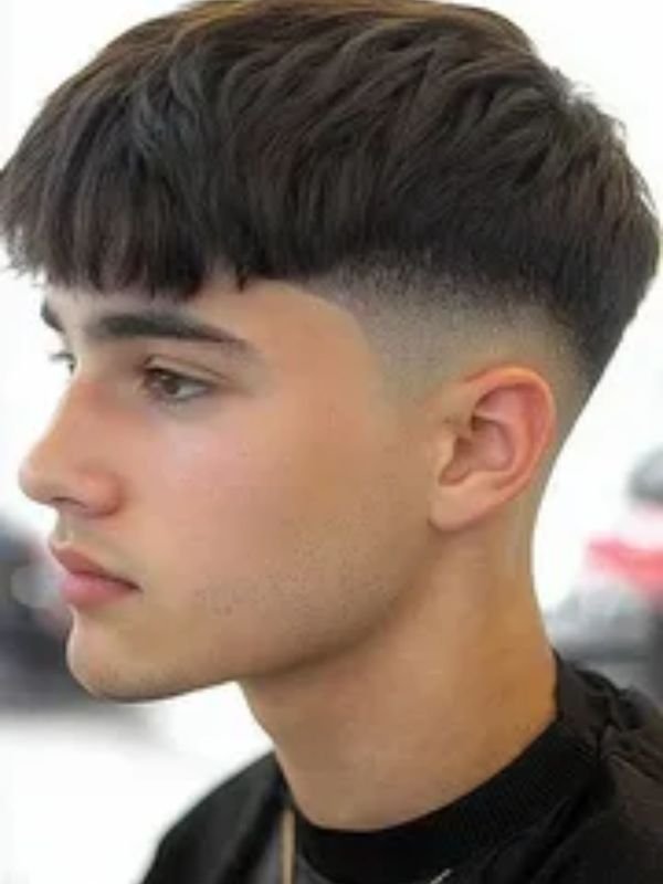 Thick Hair Low Taper Fade Buzz Cut