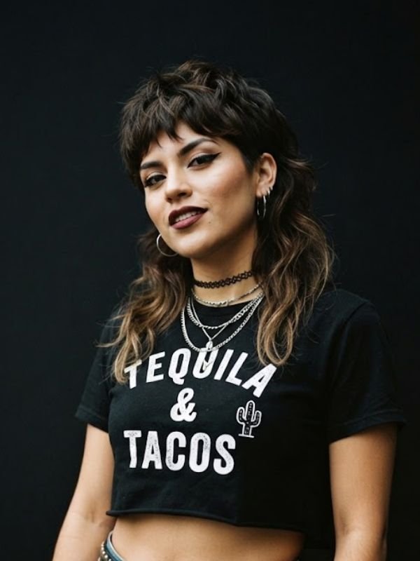 Crop Top Mexican Mullet