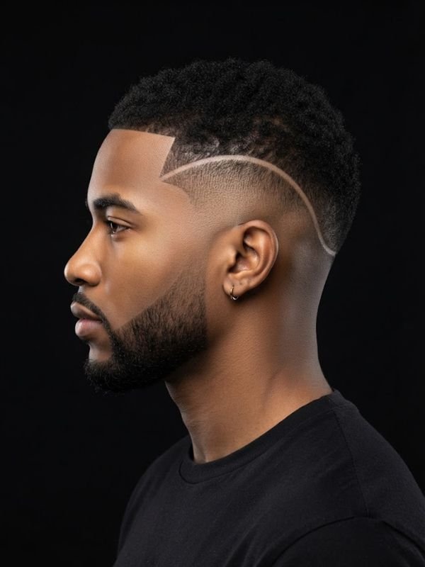 Curved fade line