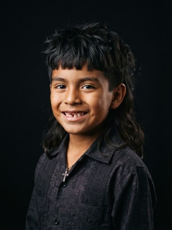 Mexican Mullet Haircut Kids