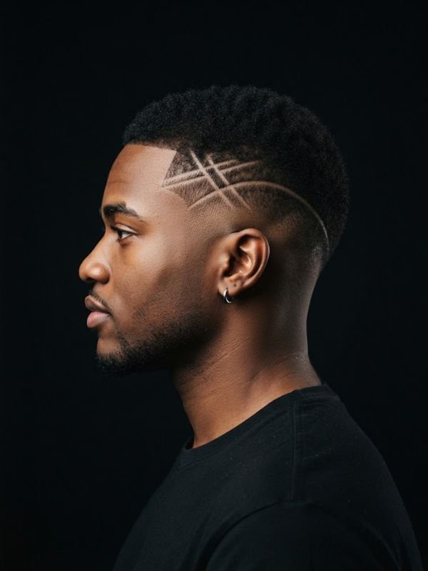 Short haircuts with lines on the side