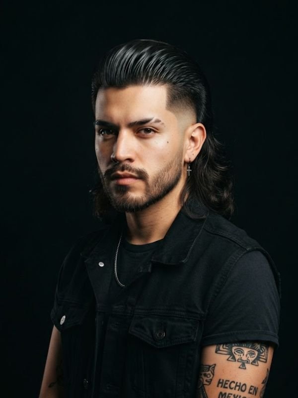 Slick Back Mexican Mullet