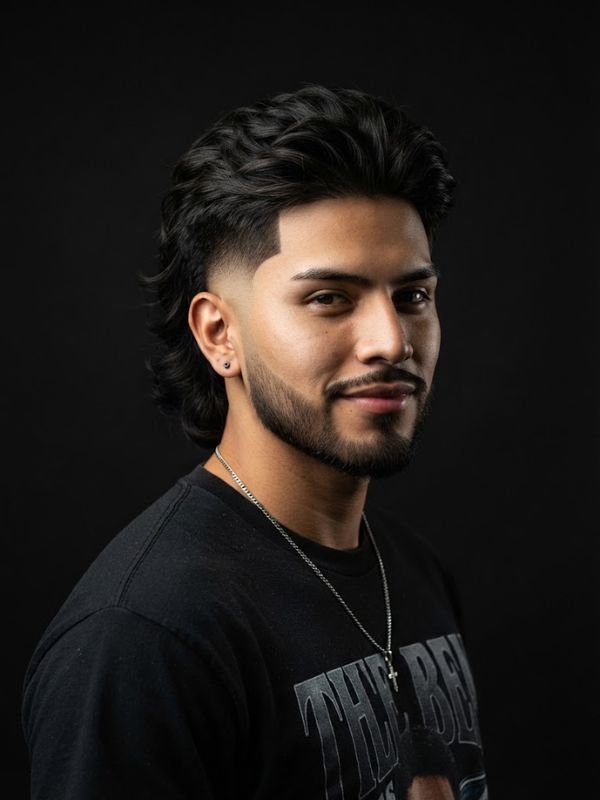 Taper Fade Mexican Mullet